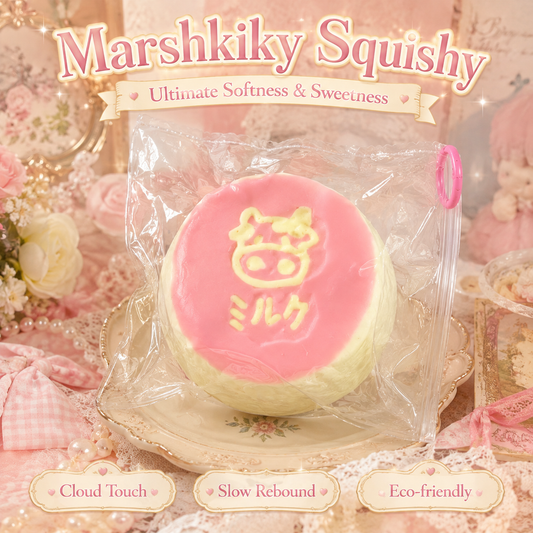 Cute Silicone Squishy Toy Slow Rising Stress Relief Fidget Toy Kawaii Food Shaped Desk Accessory Soft Squeeze Toys Birthday Christmas Gift For Women Men