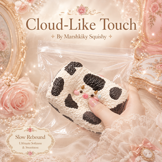 Cute Cow Pig Rice Ball Squishy Toy Slow Rising Fidget Toy Food Grade Silicone Stress Relief Toy Desk Accessory Kawaii Aesthetic Decor For Office Adults Birthday Gift For Women