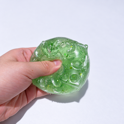 🍯🧀 Honey Cheese Cube Resin Sensory Squishy Bal