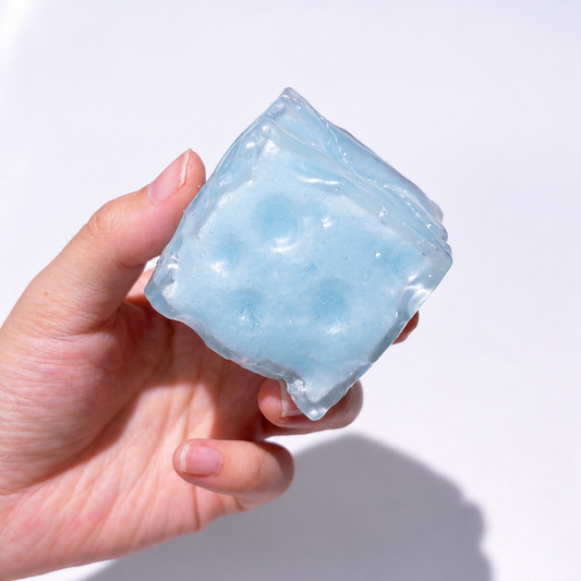 🍯🧀 Honey Cheese Cube Resin Sensory Squishy Bal