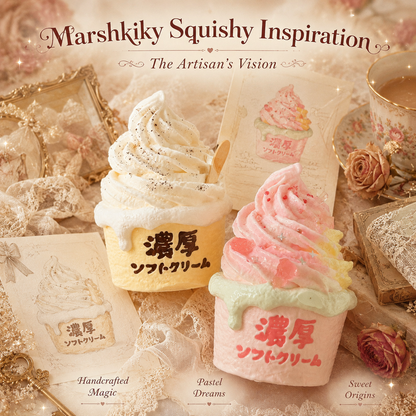 Ice Cream Squishy Silicone Stress Relief Toy Sensory Squeeze Fidget Toy For Adults Cute Desk Accessories Thick Design 180g PVC Bag Birthday Christmas Party Favor Fun Gift For Teens Adults Coworkers Office Workers