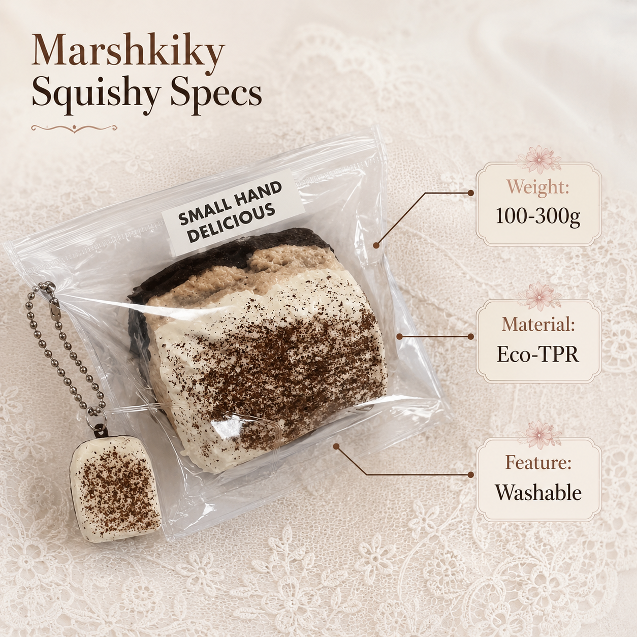 Realistic Tiramisu Toast Squishy Toy Slow Rising Sensory Fidget Food Grade Silicone Desk Toy For Adults Stress Relief Funny Birthday Christmas Gift For Office Workers