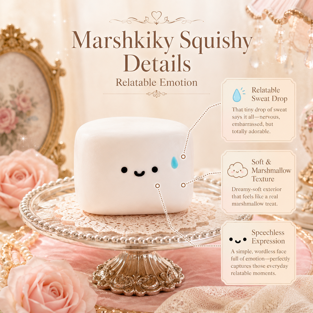 Cute Squishy Stress Relief Toy Slow Rising Sensory Silicone Squeeze Desk Toy For Anxiety Relief Fun Aesthetic Office Accessories Christmas Birthday Gift For Teens Friends For Daily Use
