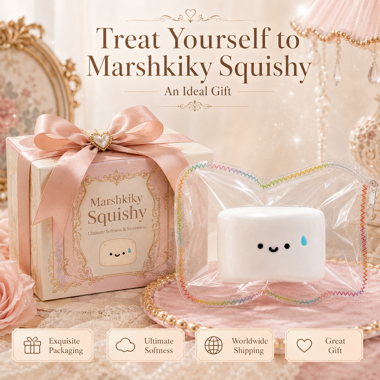 Cute Squishy Stress Relief Toy Slow Rising Sensory Silicone Squeeze Desk Toy For Anxiety Relief Fun Aesthetic Office Accessories Christmas Birthday Gift For Teens Friends For Daily Use