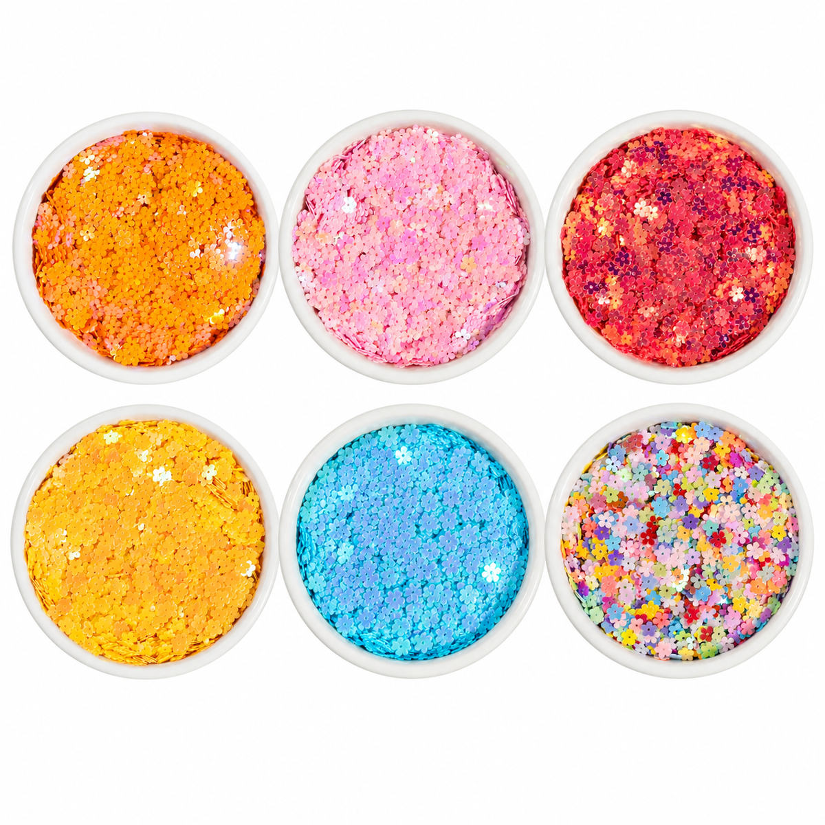 Small Flower Sequins Crunchy Filling Materials for Handmade Balls (100g)