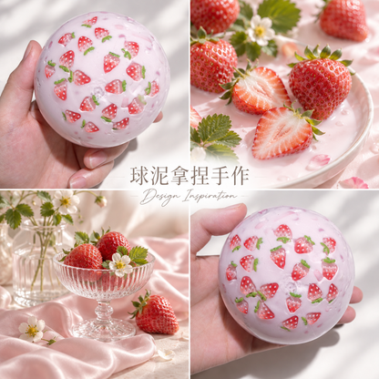 Design inspiration image for Strawberry Milkshake. Concept reference; final item details may differ.